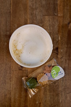 Hojicha-Latte vom Mamecha
