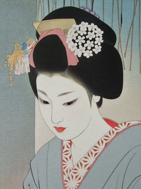 Holz-Bilddruck von Shimura Tatsumi